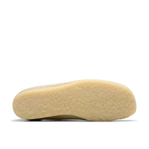 NWT Clarks Men’s Wallabee Oxford Off White Mesh Size 13 - Picture 5 of 5